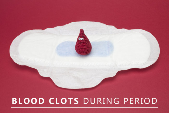 Blood clots during a period can affect your beauty