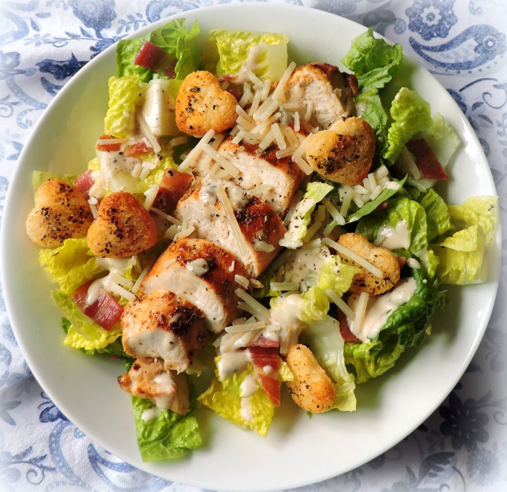 What is chicken Caesar salad?