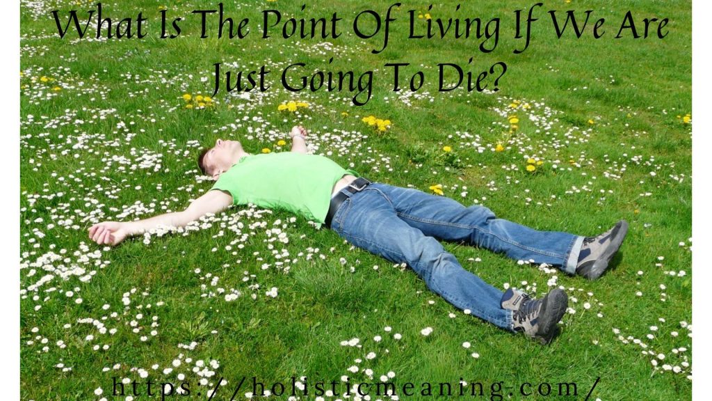 What Is The Point Of Living If We Are Just Going To Die