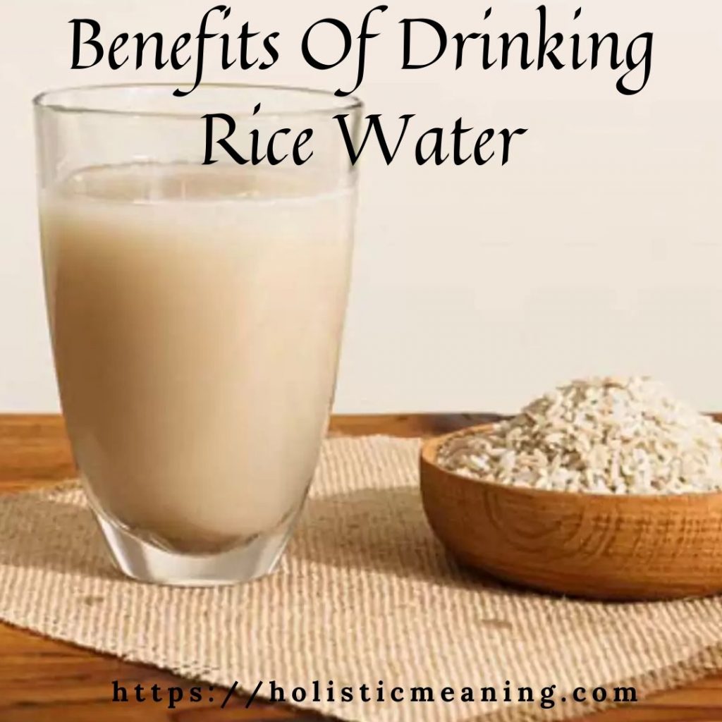 benefits of drinking rice water