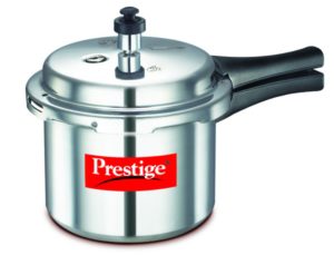 Prestige Popular Aluminium Pressure Cooker, 3 Litres, Silver