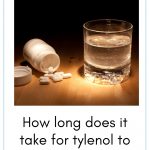 How long does it take for tylenol to work?